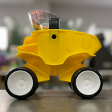 Caminhão basculante amarelo Hape