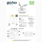 Maqueta Golden Snitch Harry Potter Metal Earth